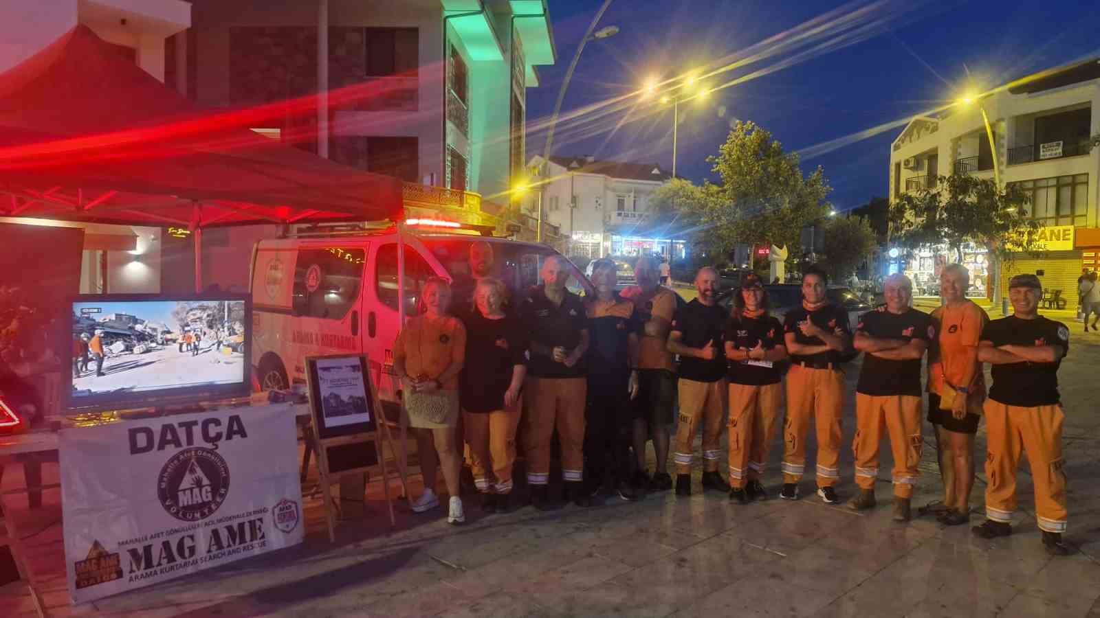 Datça’da 17 Ağustos Marmara Depremi unutulmadı