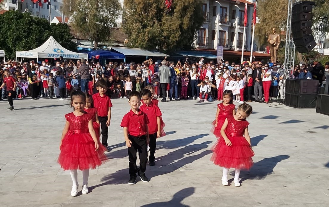 Datça’da 29 Ekim Cumhuriyet Bayramı coşkuyla kutlandı