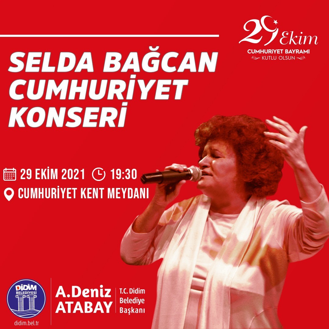 Didim’de Selda Bağcan konseri için geri sayım başladı