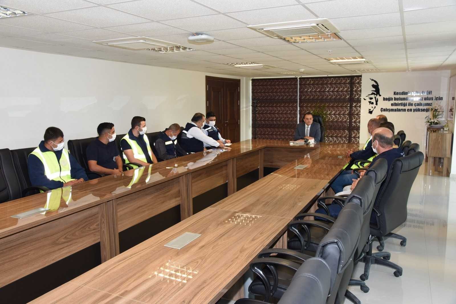 Fedakar personellere teşekkür belgesi takdim edildi