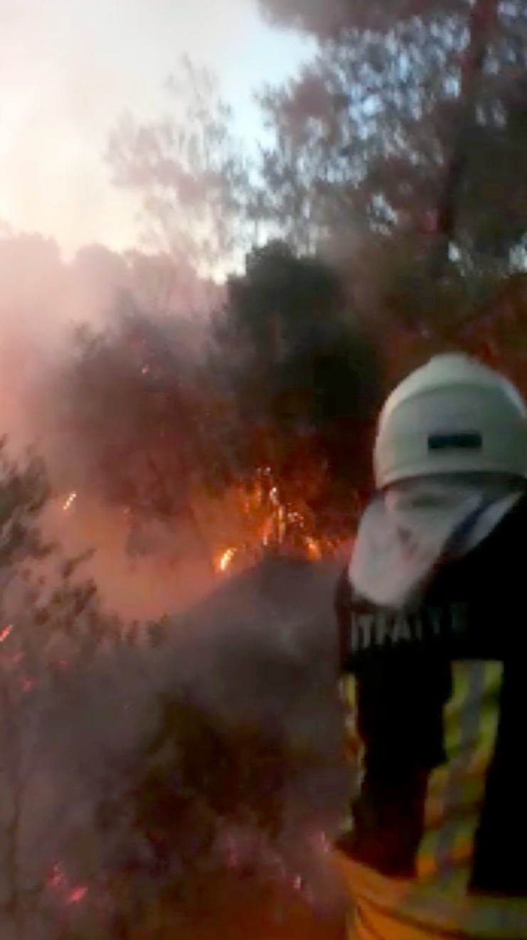 Fethiye’de ormanlık alanda çıkan yangın söndürüldü