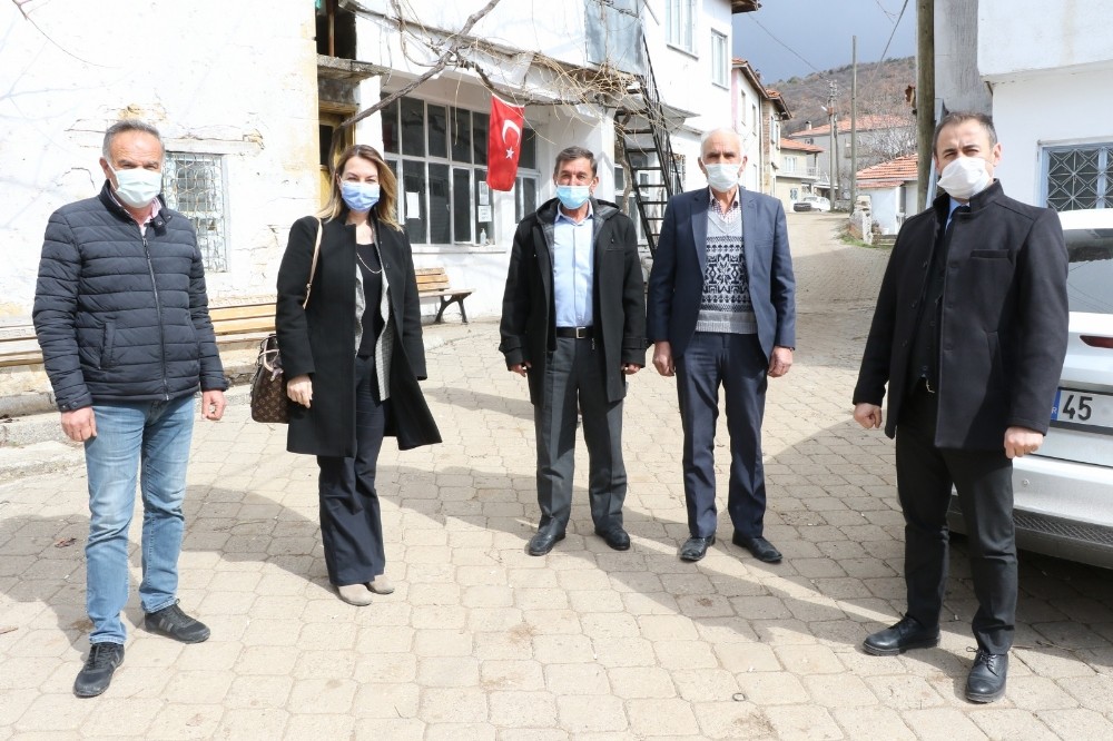 Gördes’in dağ yolları yenilendi