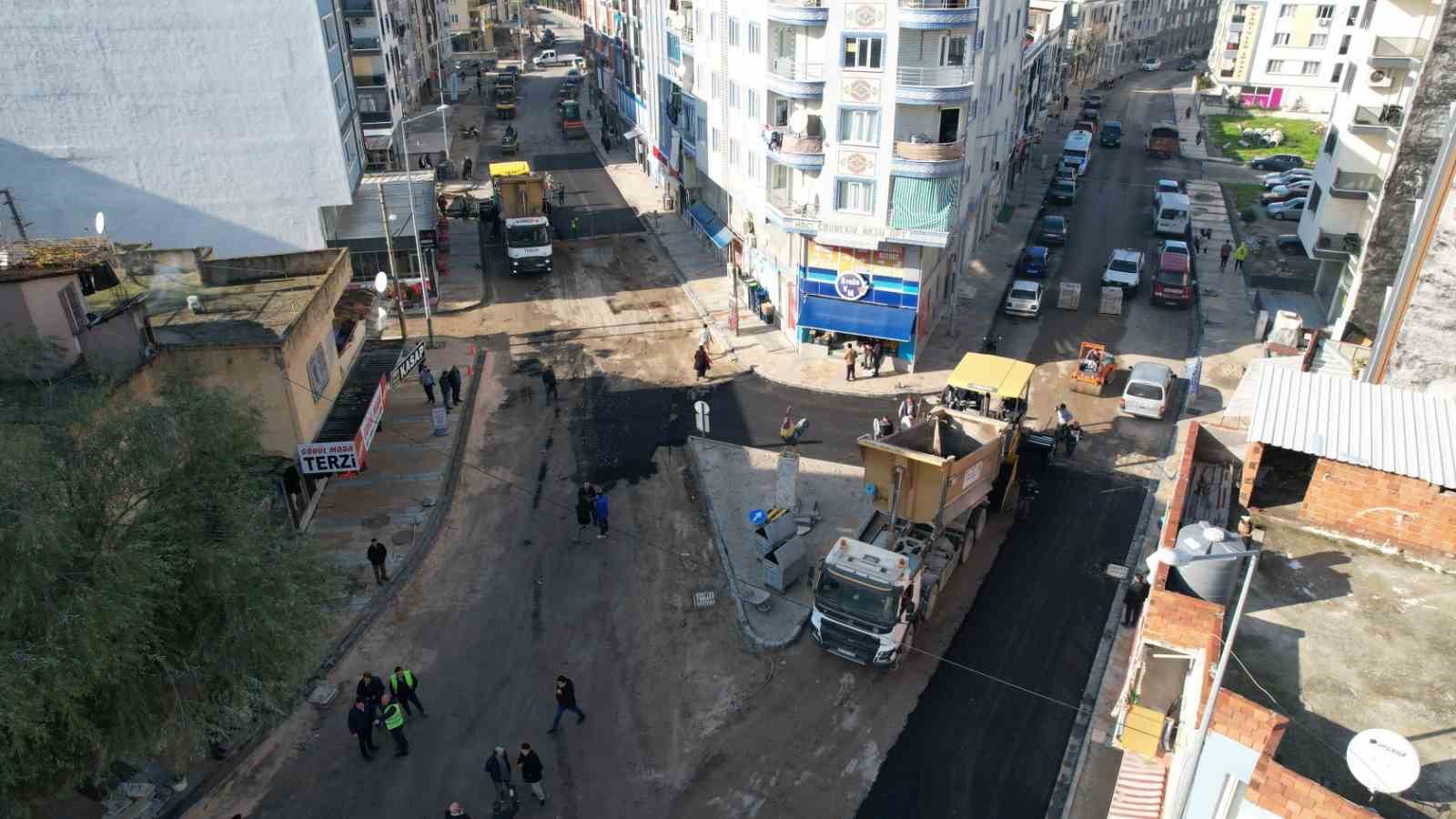 Horozköy Caddesi’nde hummalı çalışma