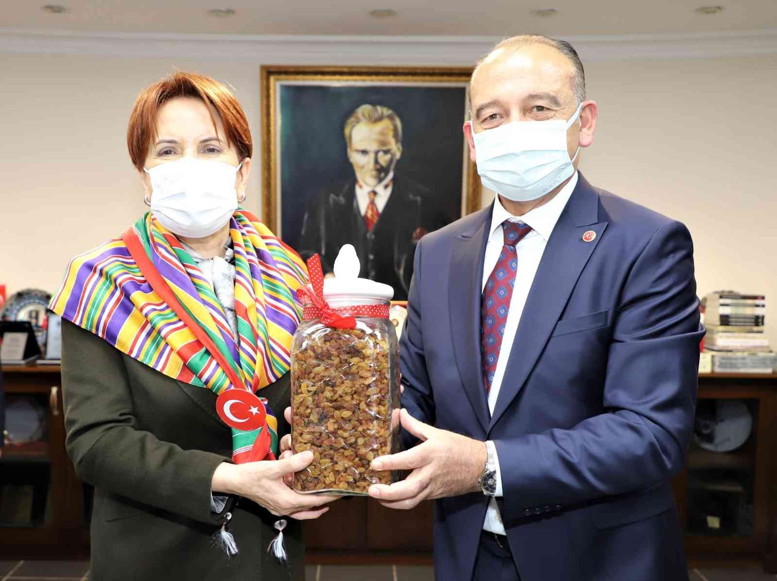 İYİ Parti Genel Başkanı Akşener Başkan Akın’la görüştü