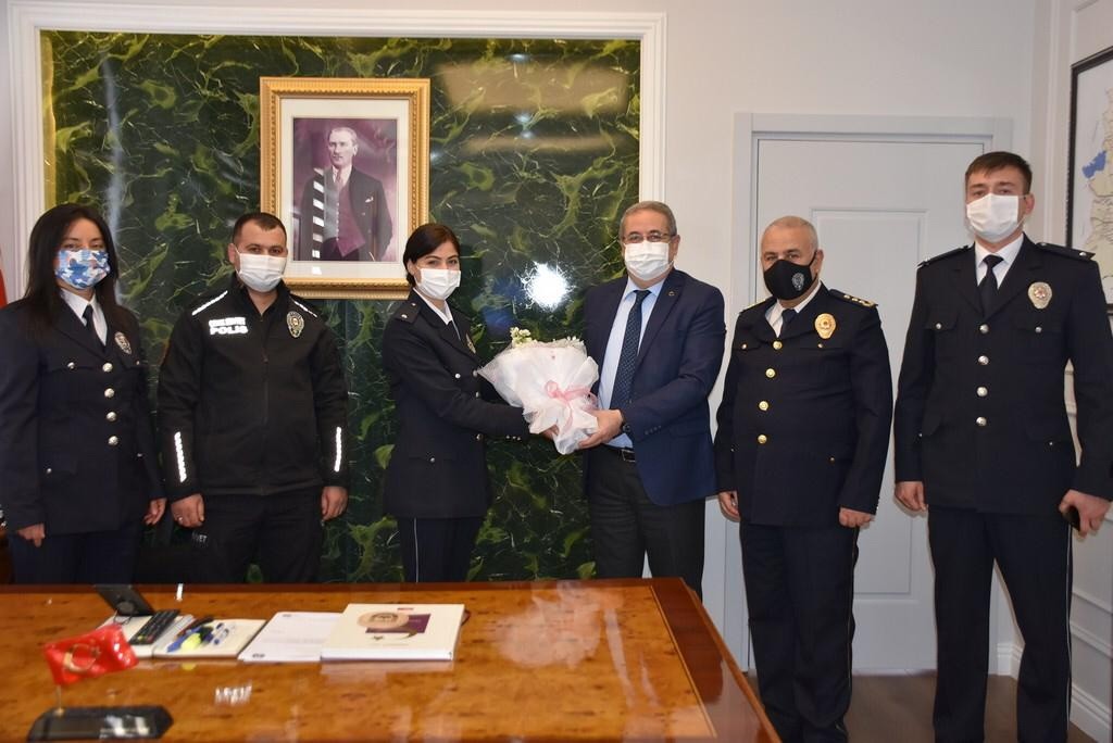 İlçe Emniyet Müdürü Doğan’dan, ’Polis Haftası’ ziyaretleri
