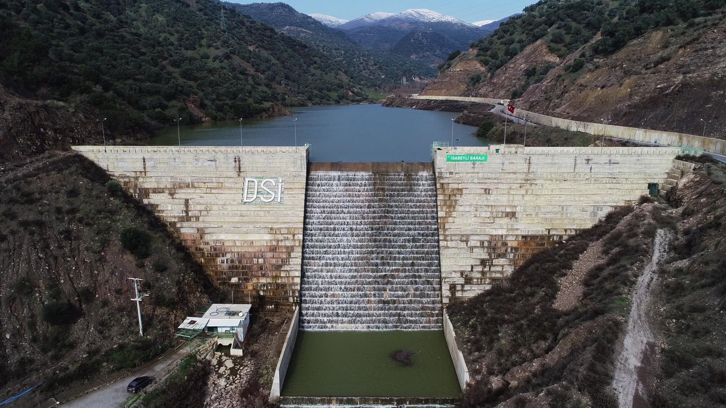 İsabeyli Barajı tamamen doldu