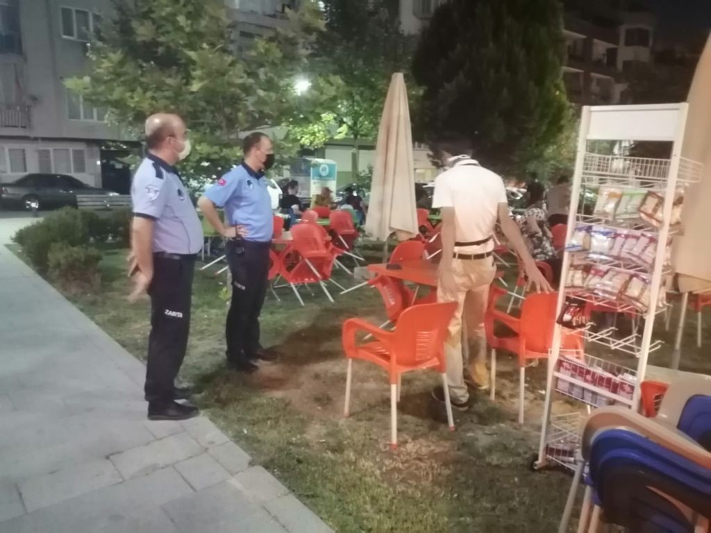 İşgaliye sınırlarını aşan işletmeler uyarıldı