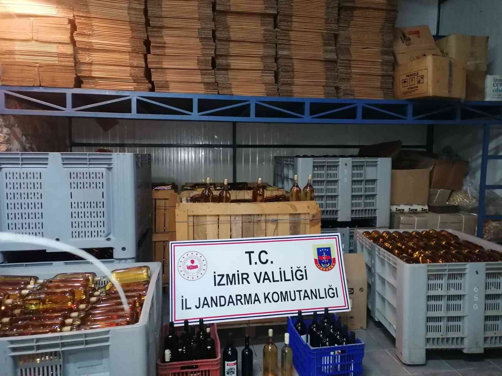 Jandarmadan 180 bin liralık bandrolsüz içki operasyonu