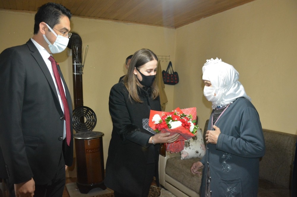 Kaymakam Yıldırım, şehit aileleri ve gazileri ziyaret etti