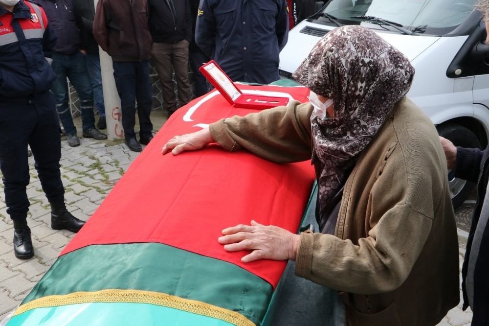 Kıbrıs gazisine son görev