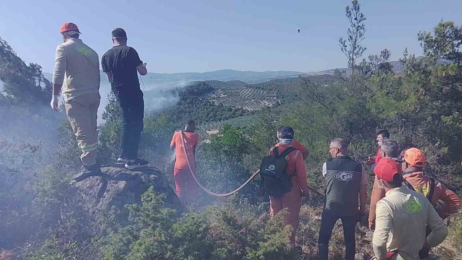 Kırkağaç’taki orman yangını kontrol altına alındı