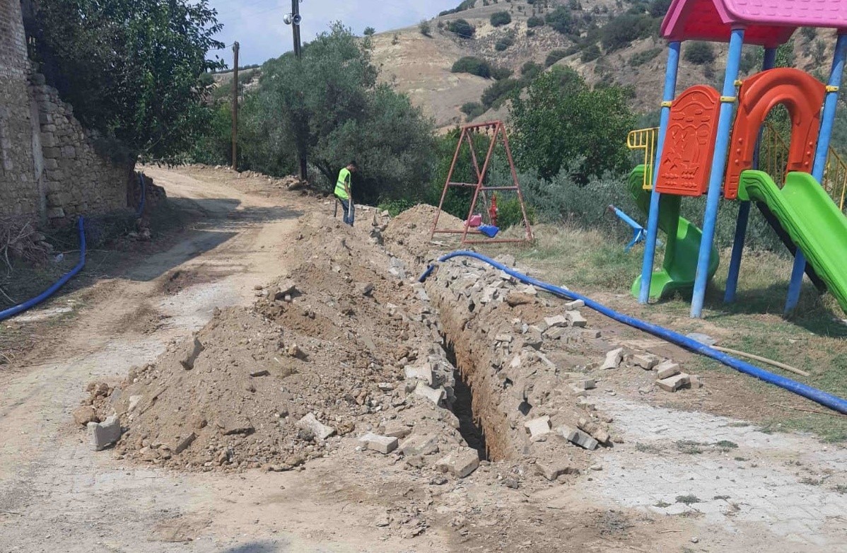 Köprübaşı’na 200 metrelik içme suyu hattı