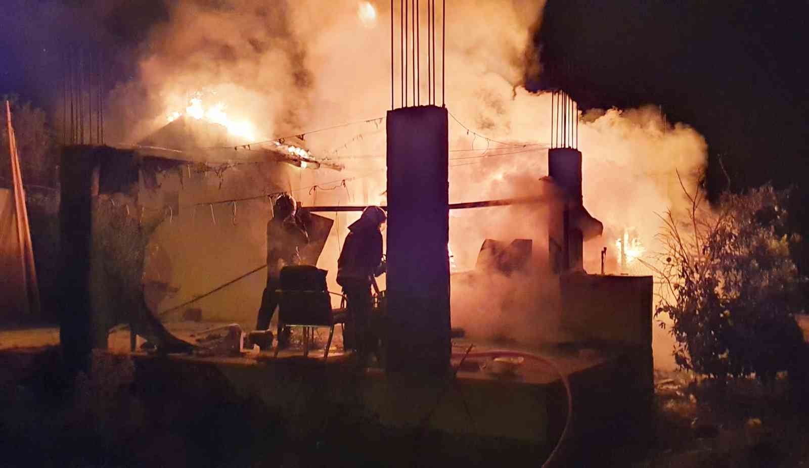 Köyceğiz’de ev yangını