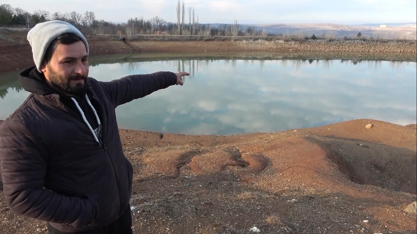 Kütahya Demirciören Göleti’nde kuraklık