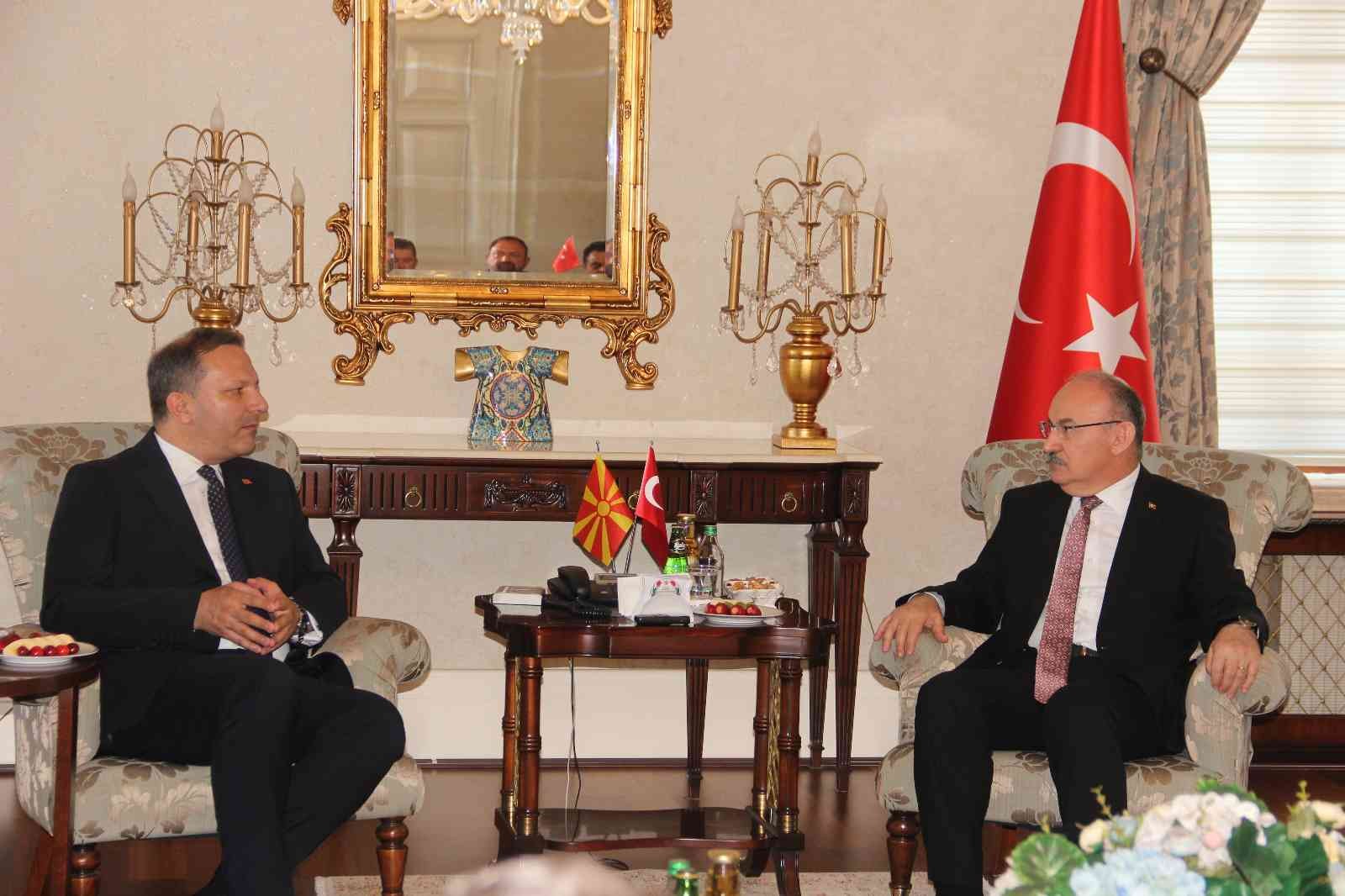 Kuzey Makedonya İçişleri Bakanı Spasovski Manisa’da