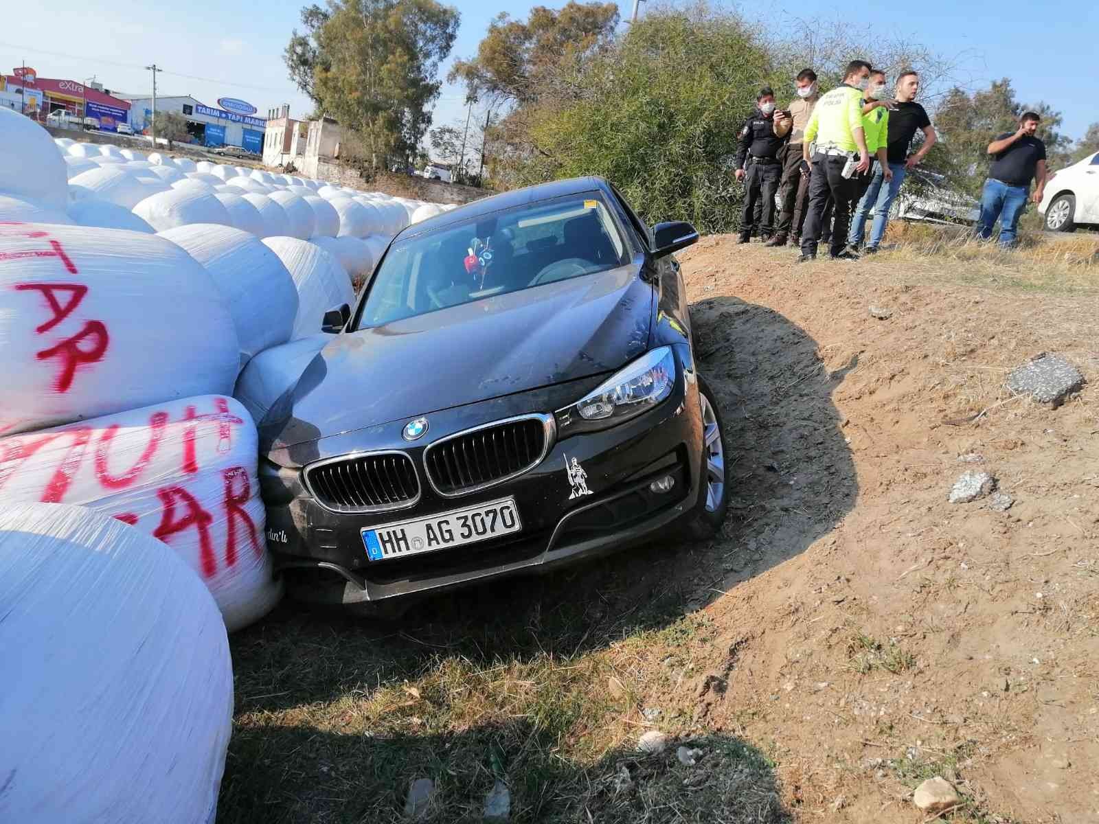 Lüks otomobil şarampole uçtu: 1 yaralı