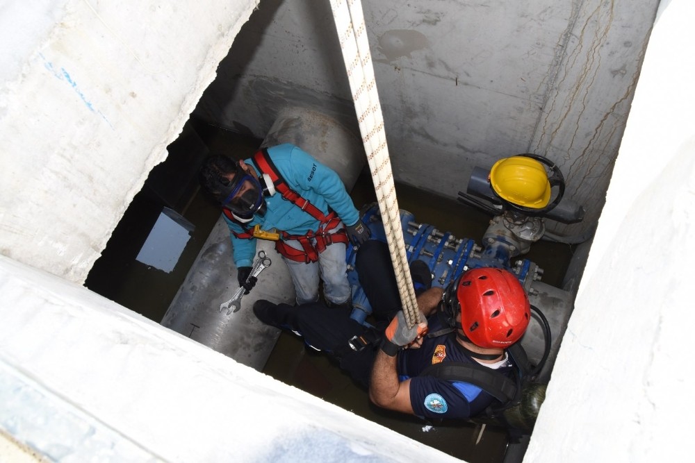 MASKİ’de gerçeği aratmayan tatbikat
