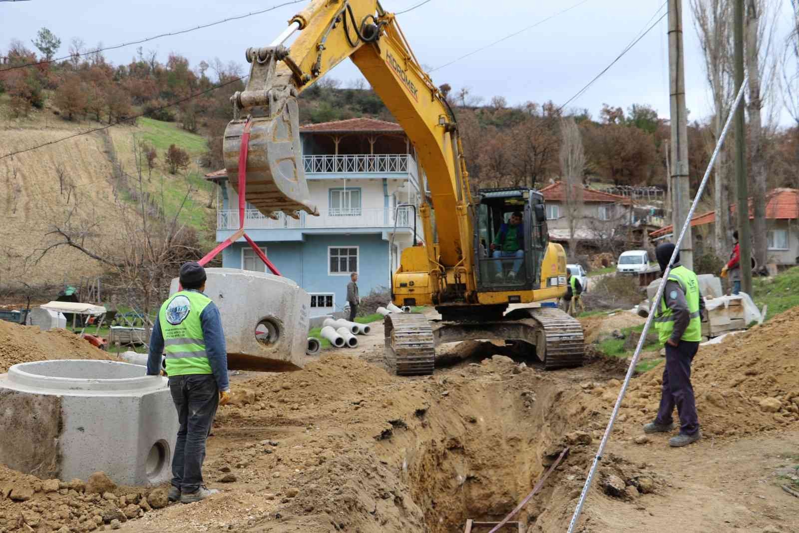 MASKİ’den Selendi’nin kırsal mahallelerinde altyapı dönüşümü