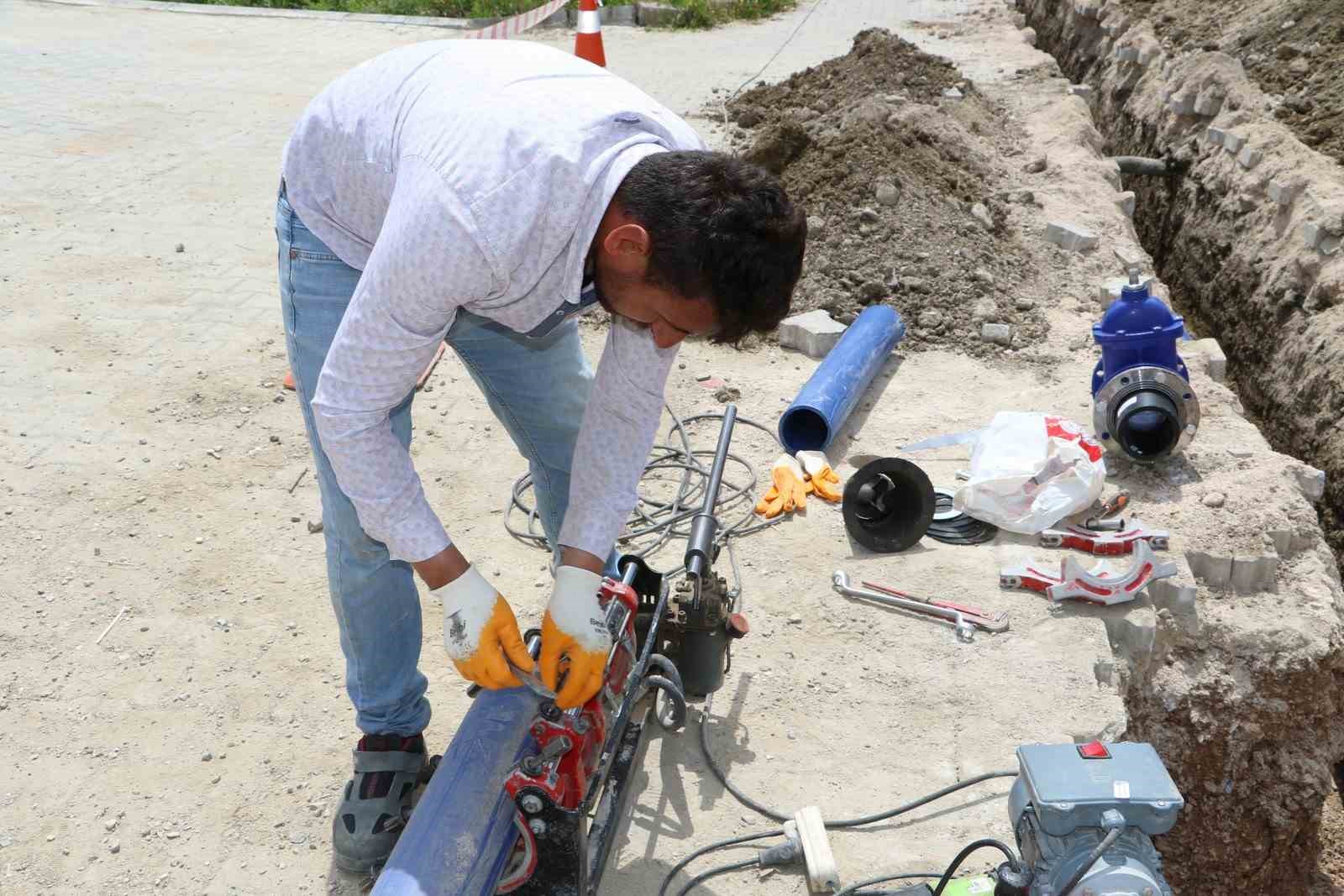 MASKİ’nin Muradiye’deki 8 milyonluk altyapı yatırımı sürüyor