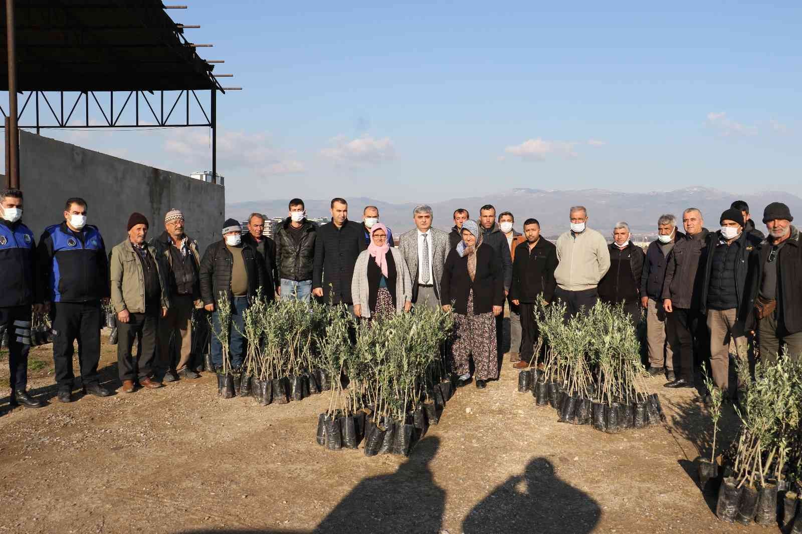 Manisa Büyükşehir Belediyesinden üreticilere 100 bin fidan desteği