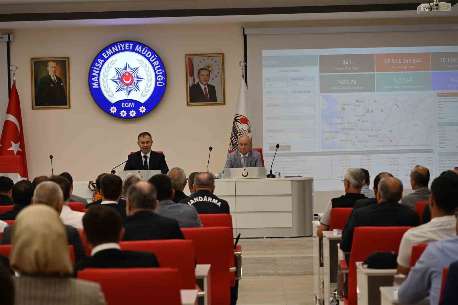 Manisa’da 2025 yılı kamu yatırımları değerlendirildi