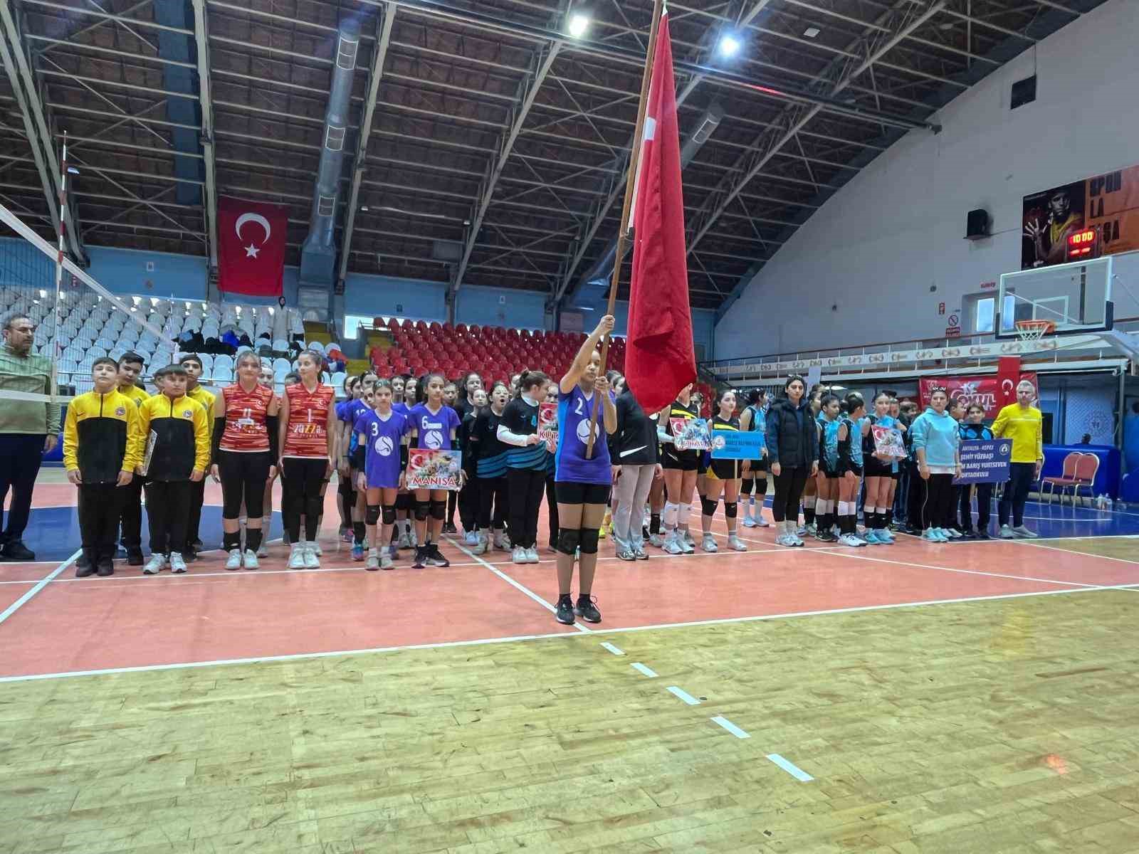 Manisa’da Okul Sporları Voleybol Grup Müsabakaları başladı