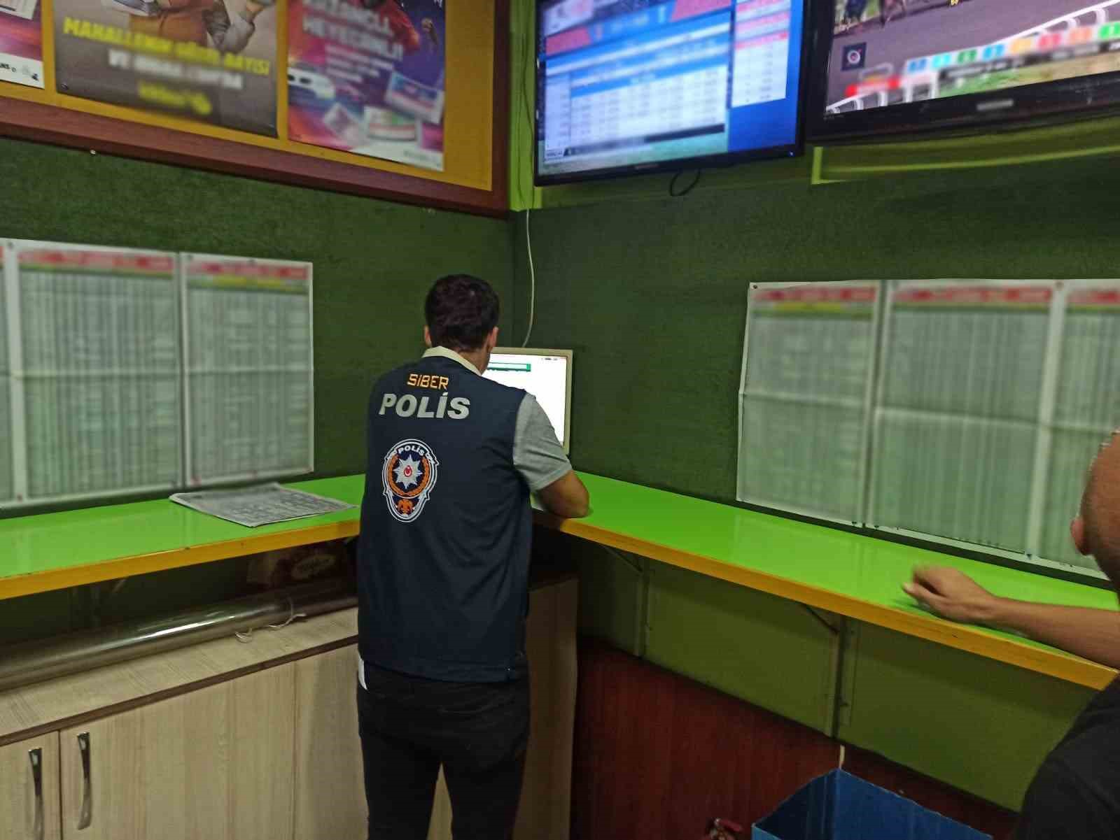 Manisa’da eş zamanlı yasadışı bahis operasyonu