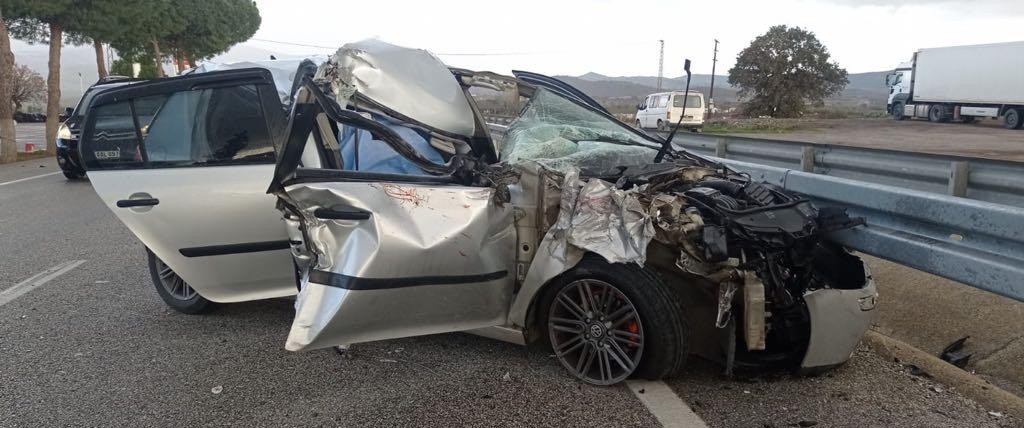 Manisa’da evli çifti kaza ayırdı: 1 ölü, 2 yaralı