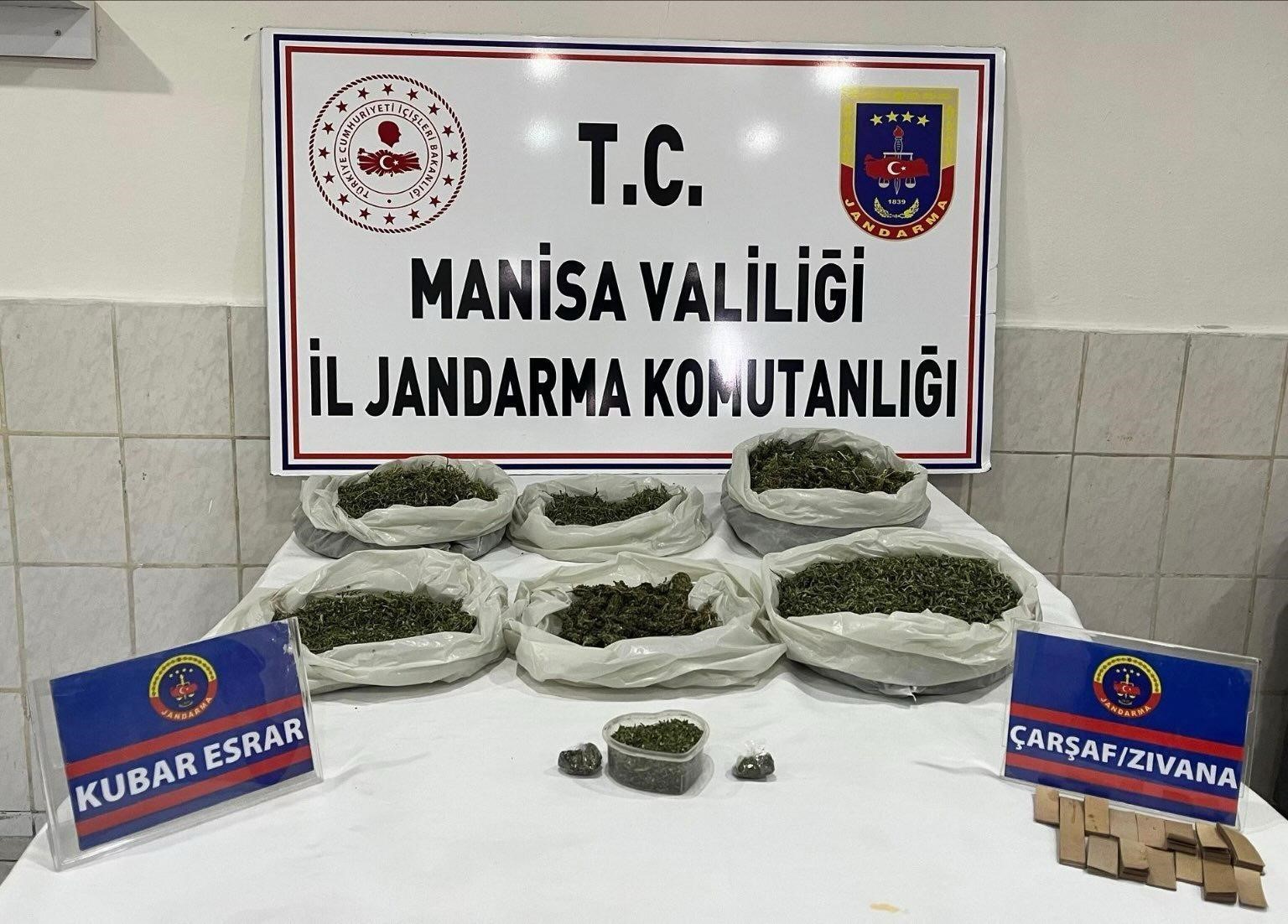 Manisa’da jandarmadan uyuşturucuya darbe: 106 tutuklama