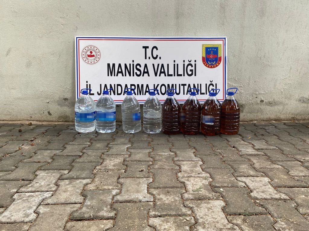 Manisa’da kaçak alkol operasyonu