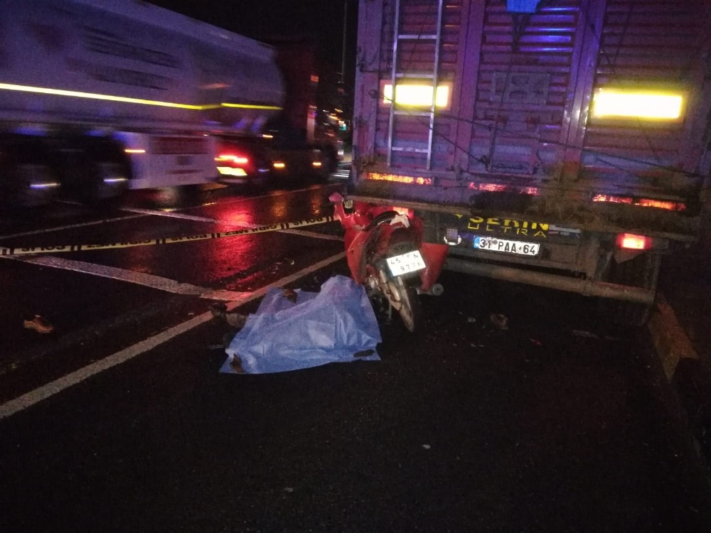 Manisa’da motosiklet kazası: 1 ölü