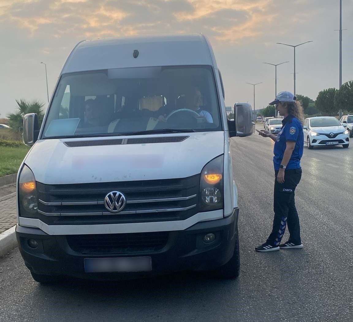 Manisa’da servis araçlarına denetim: 16 bin TL ceza kesildi