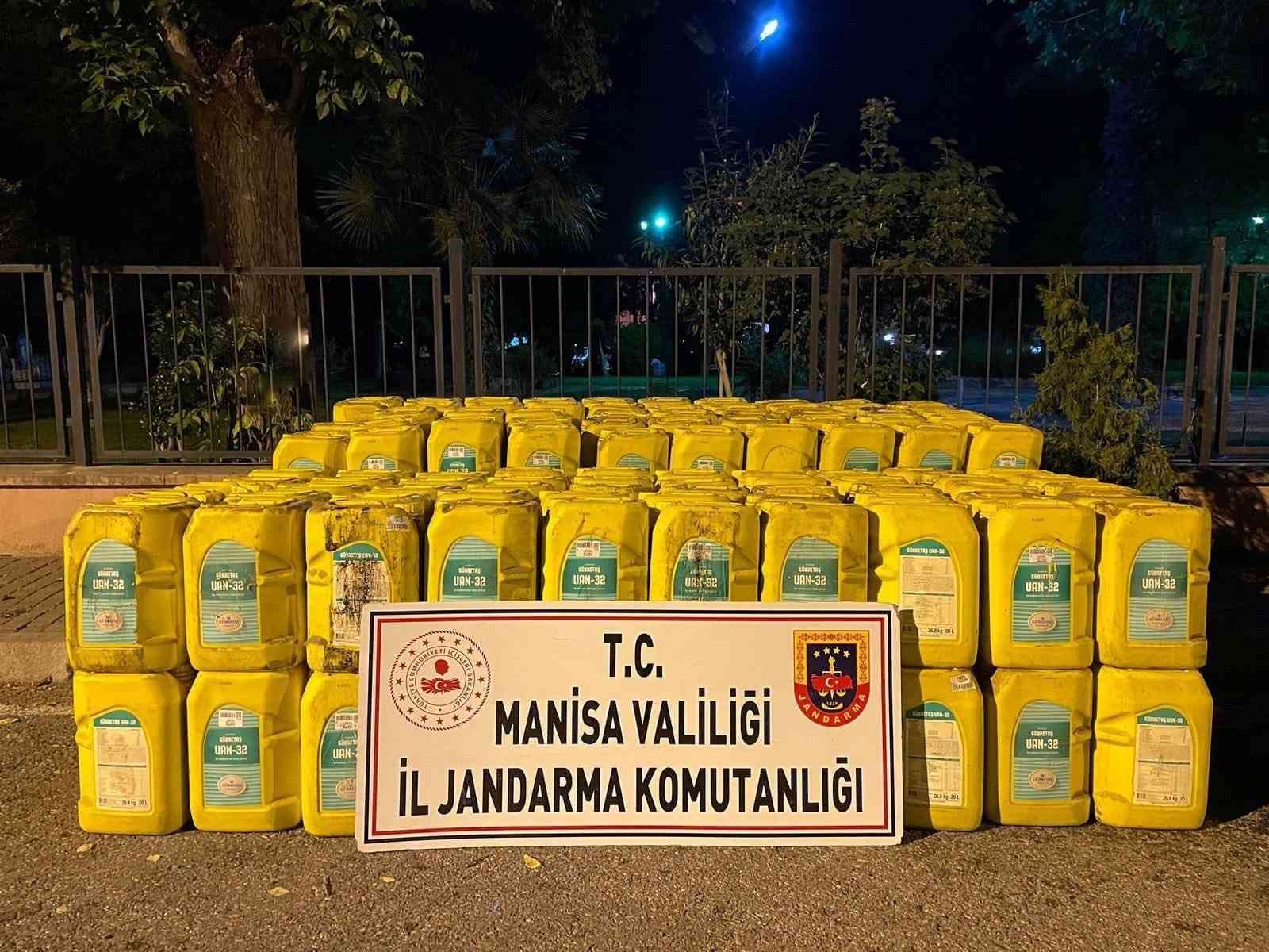 Manisa’da sıvı gübre ve kablo çalan 5 şüpheli yakalandı