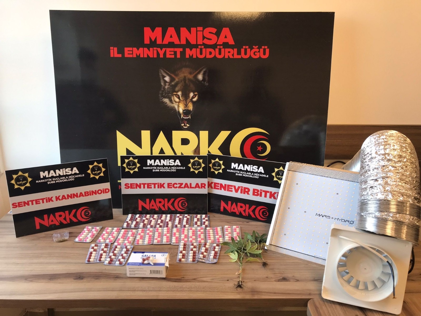 Manisa’da uyuşturucu operasyonu