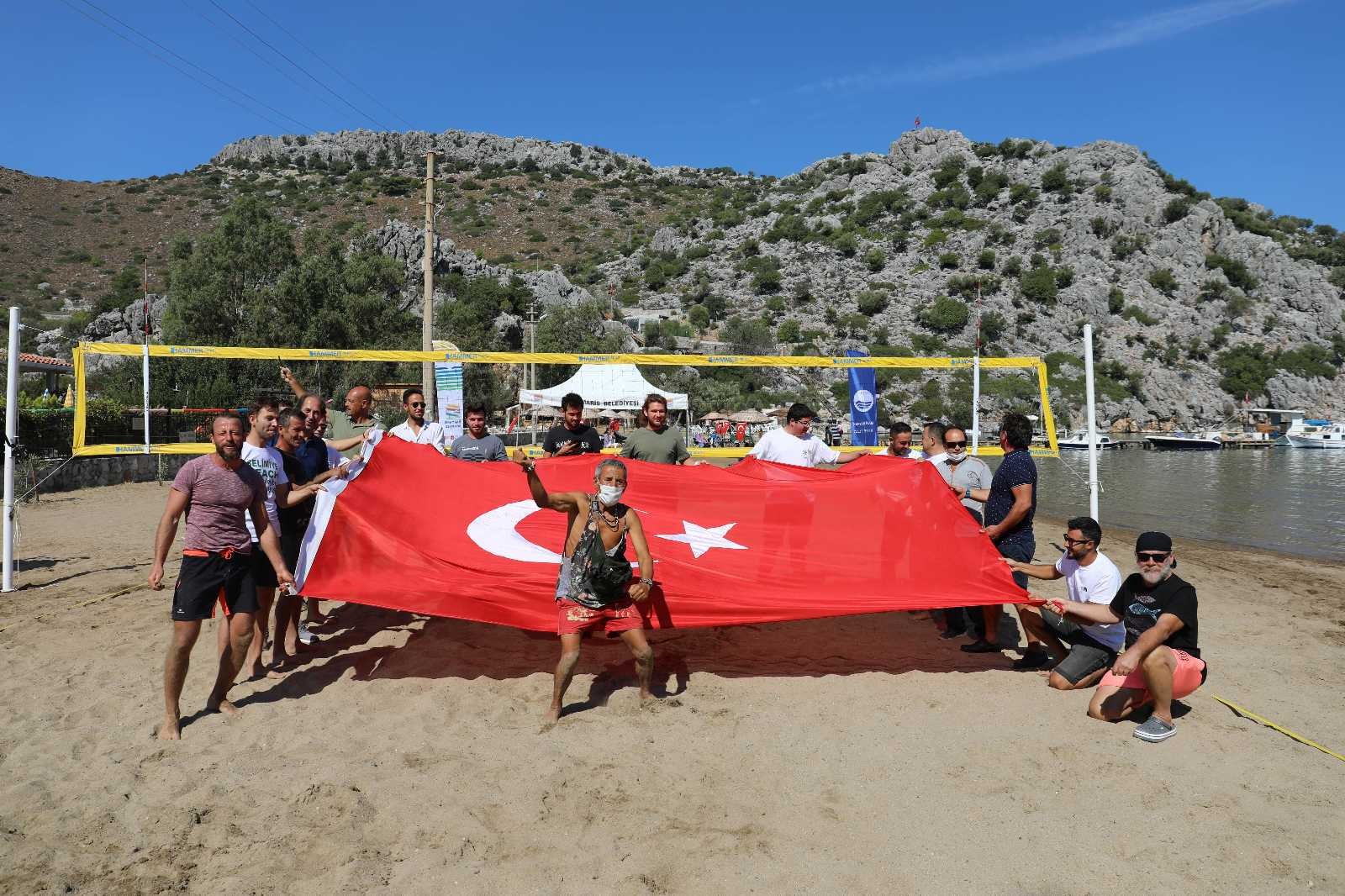 Marmaris Selimiye’de plaj voleybolu heyecanı başlıyor