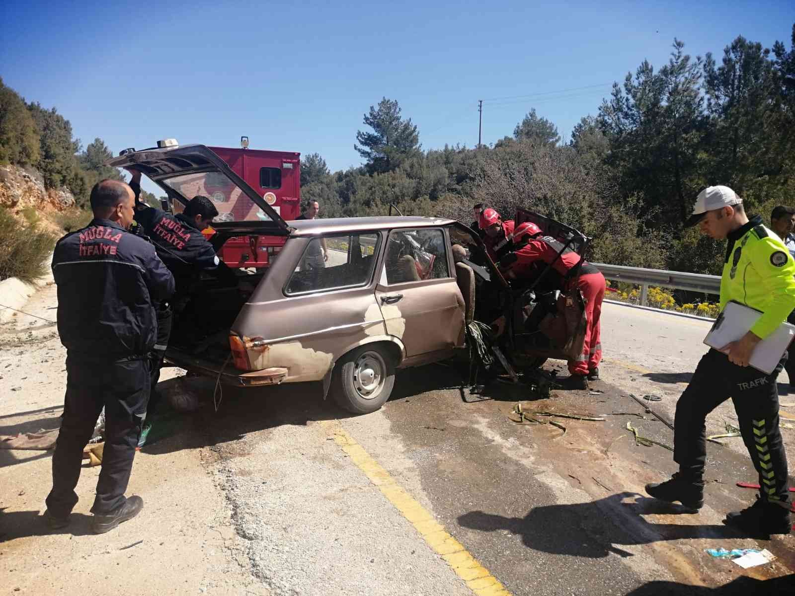 Menteşe’de trafik kazası: 2 yaralı