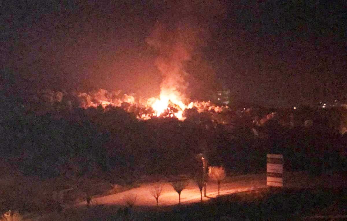 Milas’taki yangında bir kişi yaralandı