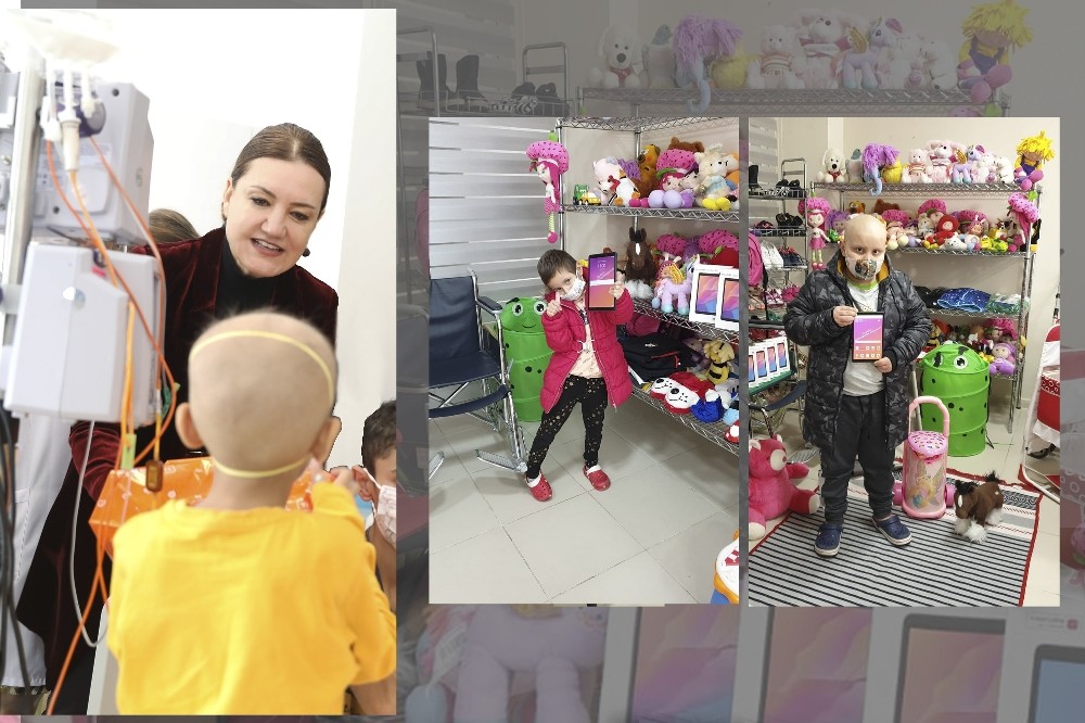 Minik kalpler salgında da unutulmadı