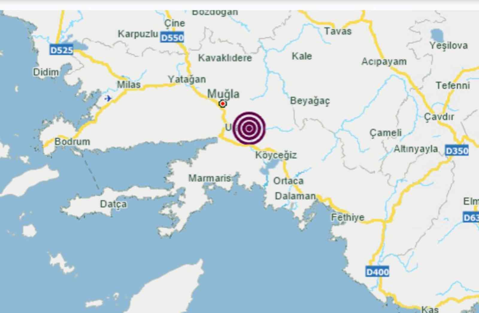 Muğla’da art arda depremler