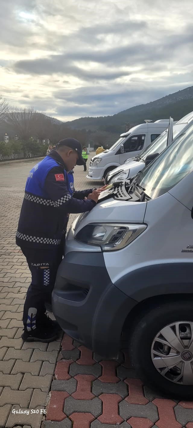 Muğla’da okul servis araçlarına sıkı denetim