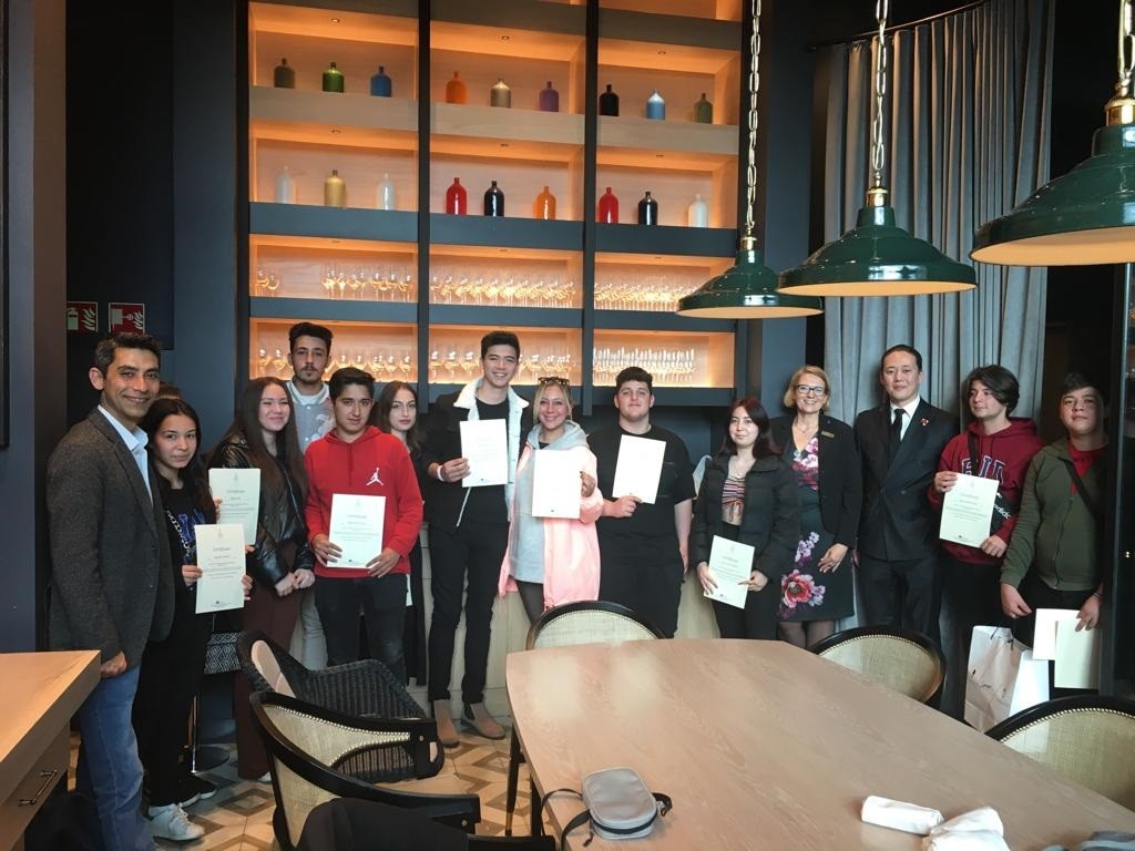 Muğla’da teknik lise öğrencileri, yurt dışında staj uygulamasına katıldı