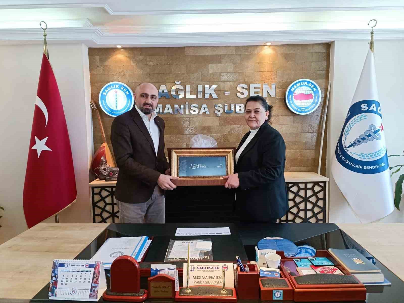 Sağlık Sen Manisa Şubesinde Emine Tınaz dönemi başladı