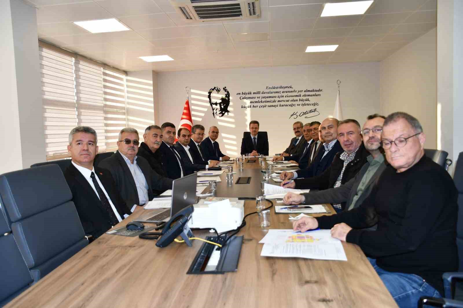 Salihli OSB’de yılın son toplantısı yapıldı