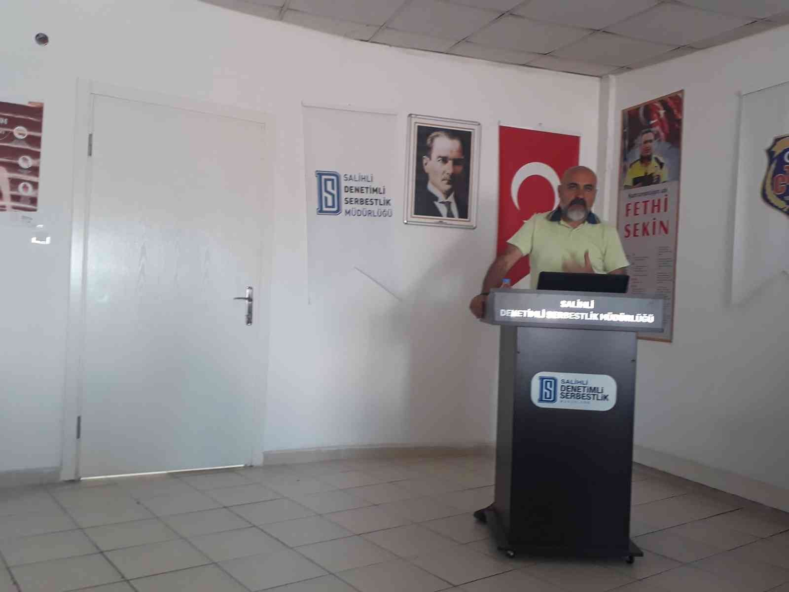 Salihli’de bağımlılık semineri gerçekleştirildi