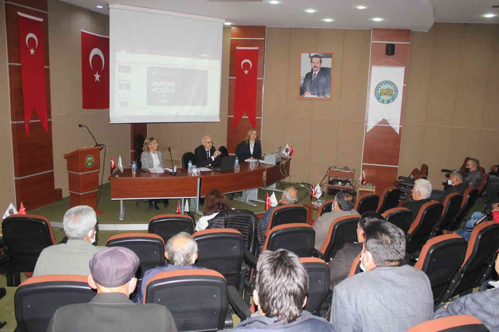 Salihli’de muhtarlara “MAKS” anlatıldı