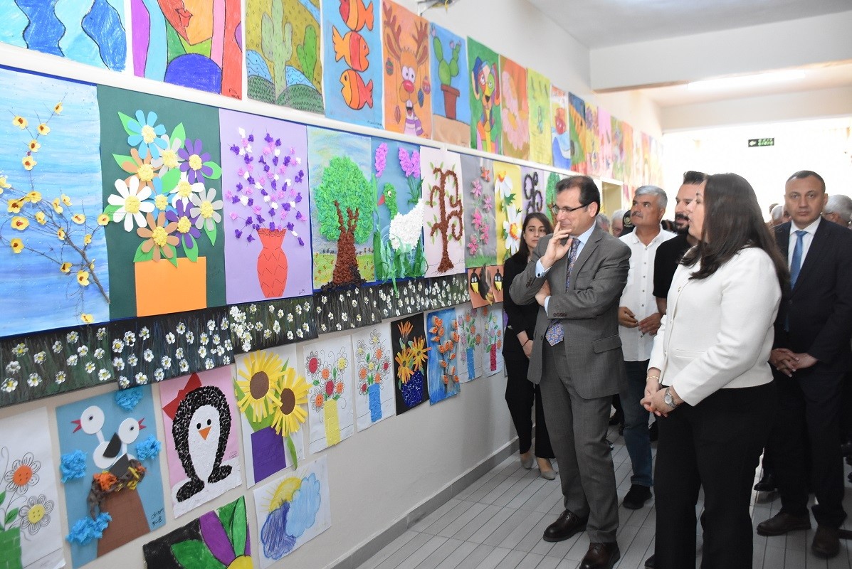 Salihli’de özel öğrencilerden özel sergi