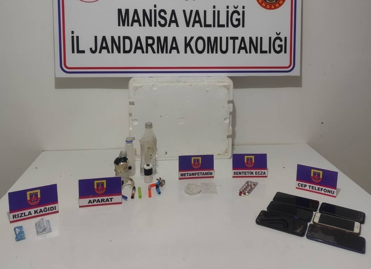 Sarıgöl’de uyuşturucu operasyonu