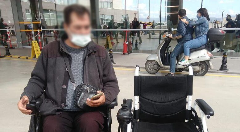 Tekerlekli sandalyelerine Yunusemre ile kavuştular