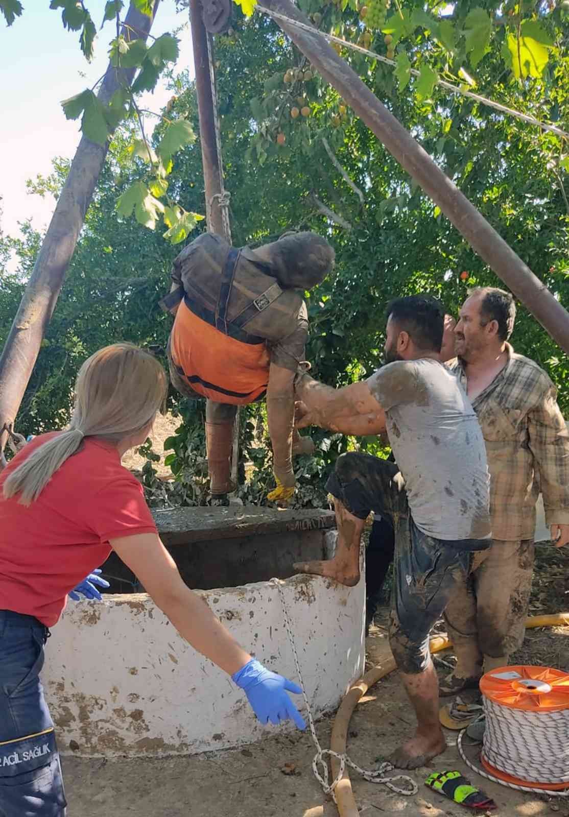 Temizlik sırasında kuyuya düşen vatandaş hayatını kaybetti