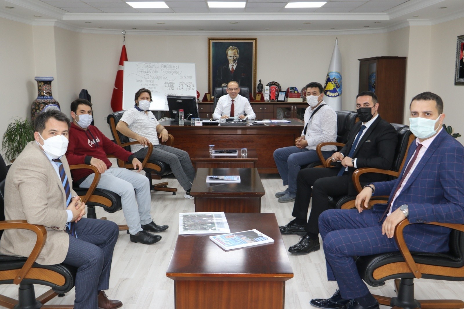 Turgutlu’daki çalışmaları görüştüler